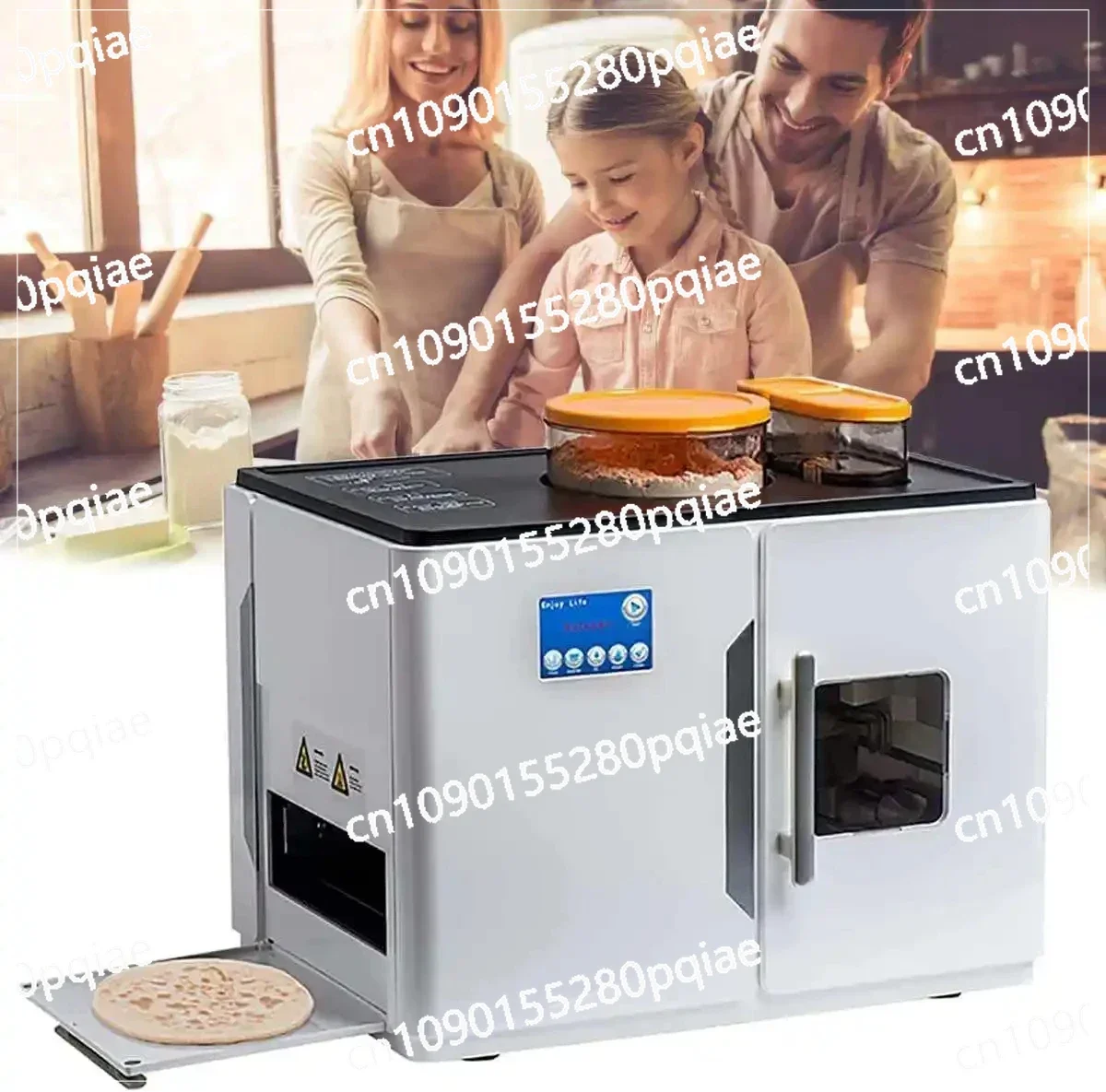 Fully Automatic Electric Roti Robot Rotti Ata Chapati Flatbread Tortilla Maker Rotimatic Roti Maker Magic Food Processor Machine