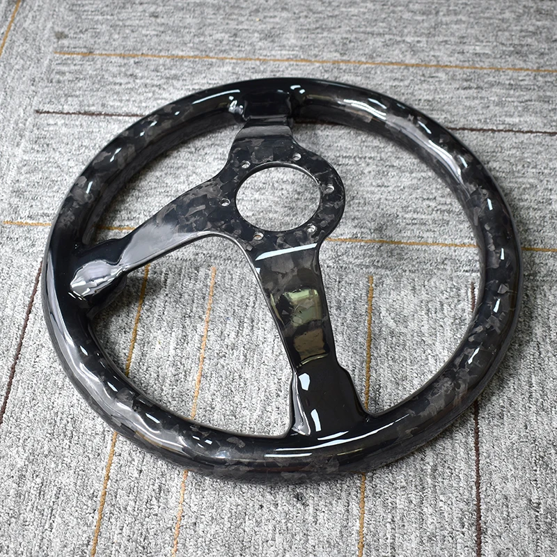 Universal 13.4 Inch Forged Carbon Fiber Racing Sport Steering Wheel Diameter 340mm