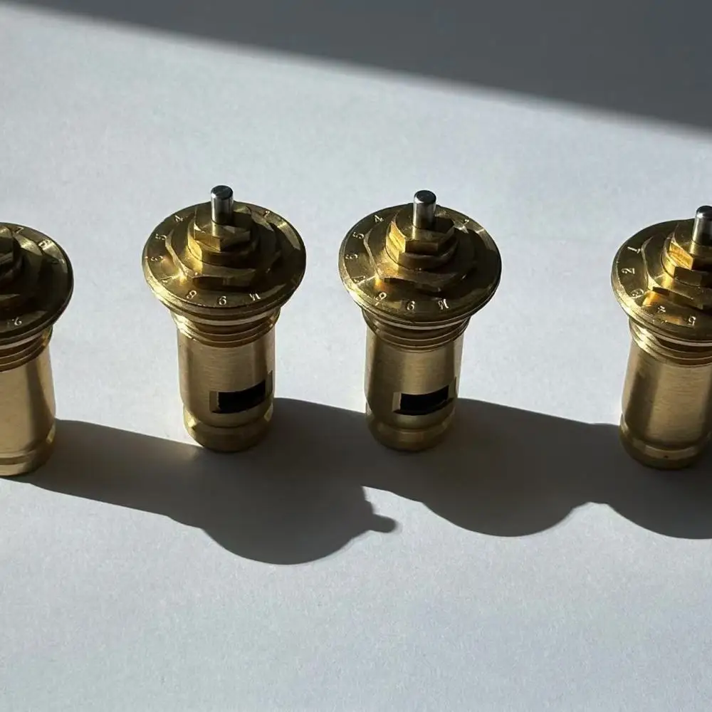 Radiator Valve Core Brass M30x1 5 Thread Thermostat Connector 1 2 Inch Heating System Flow Control Replacement Part