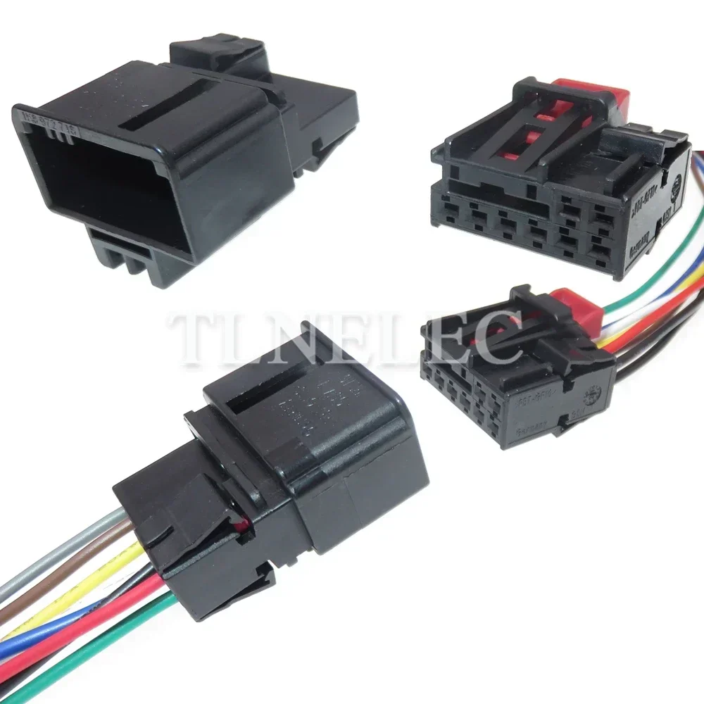 8 Pin Way Car Electrical Socket with Wires Auto Tail Light Male Female Wiring Harness Connectors 1K8972718 1K8972928