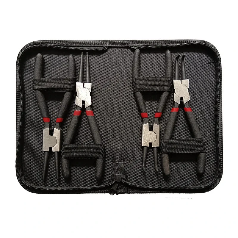 

Набор из 4 пружинных плоскогубцев 7 дюймов, двусторонние пружинные плоскогубцы, ручной набор для авторемонта, с внутренним и внешним зажимом