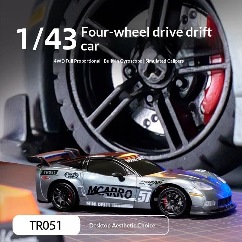 

TR051 1/43 Scale 4WD Full Scale Drift Rc Racing Car High Low Speed Metal Built In Gyro Simulation Remote Control Car