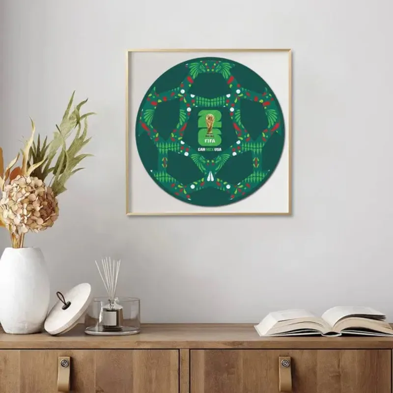 

Горячая распродажа: Деревянный пазл-головоломка «Мяч Чемпионата мира ФИФА 2026 в Мексике» для игровых вечеров, 11,8*11,8 дюйма, высокое качество, подарки для детей