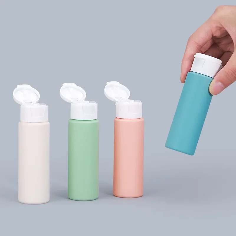 4pcs Travel Refillable Bottle Set Portable Silicone Squeezed Empty Soft Sub-bottling Tool Liquid Container Spray Lotion Bottle