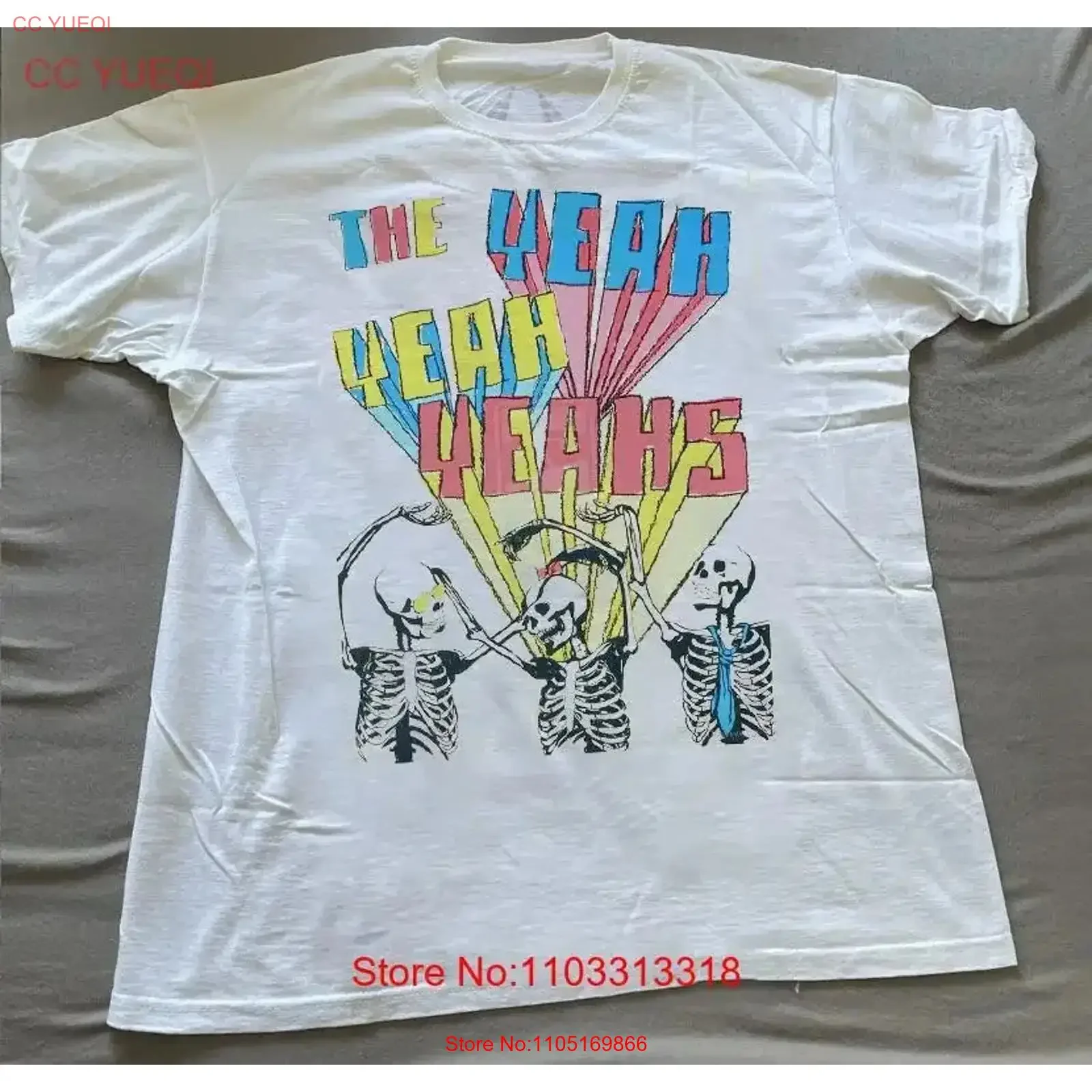 The Yeah Yeahs band Tour Concert T Shirt All Size WA273 vintage Washed Comfortable Soft streetwear Casual Stylish vintage homme