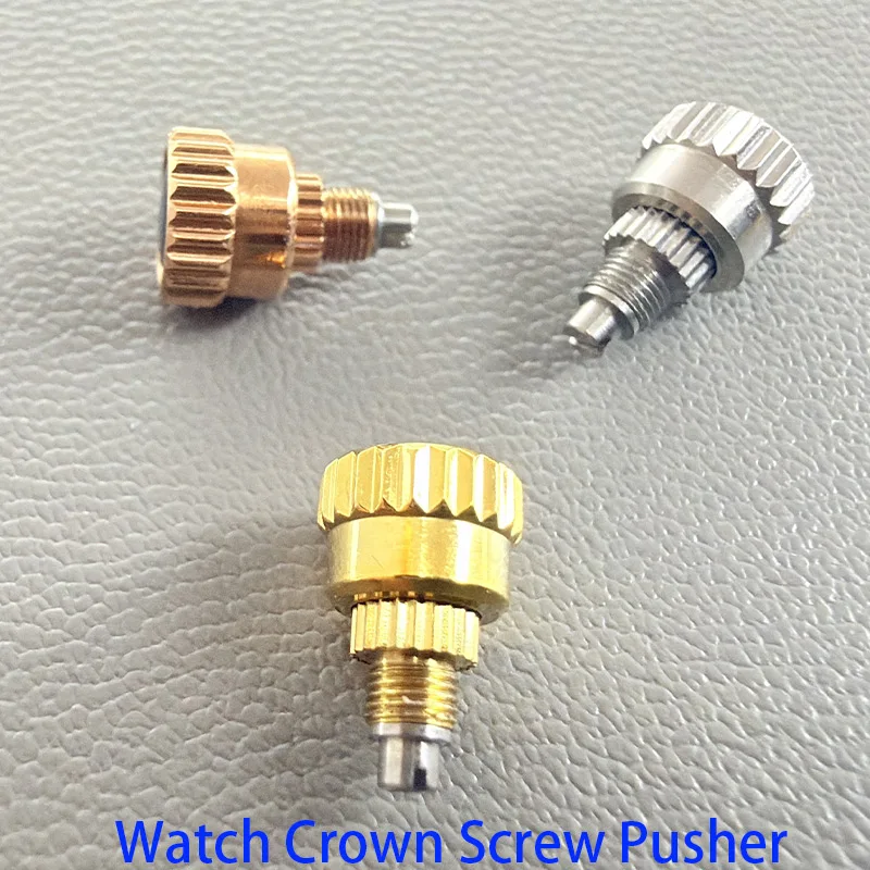 Dia 5.45mm Stainless Steel Watch Crown Screw Pusher Fit Daytna Rlx Watch Case 116500 116520 Aftermarket Watch Repair Parts