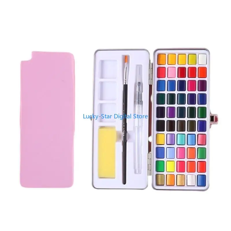 

N7MC 50/72/90/100 Colors Watercolor Paint Set Pearlescent Pigment Watercolor Paint Solid Watercolor Paints for Artist