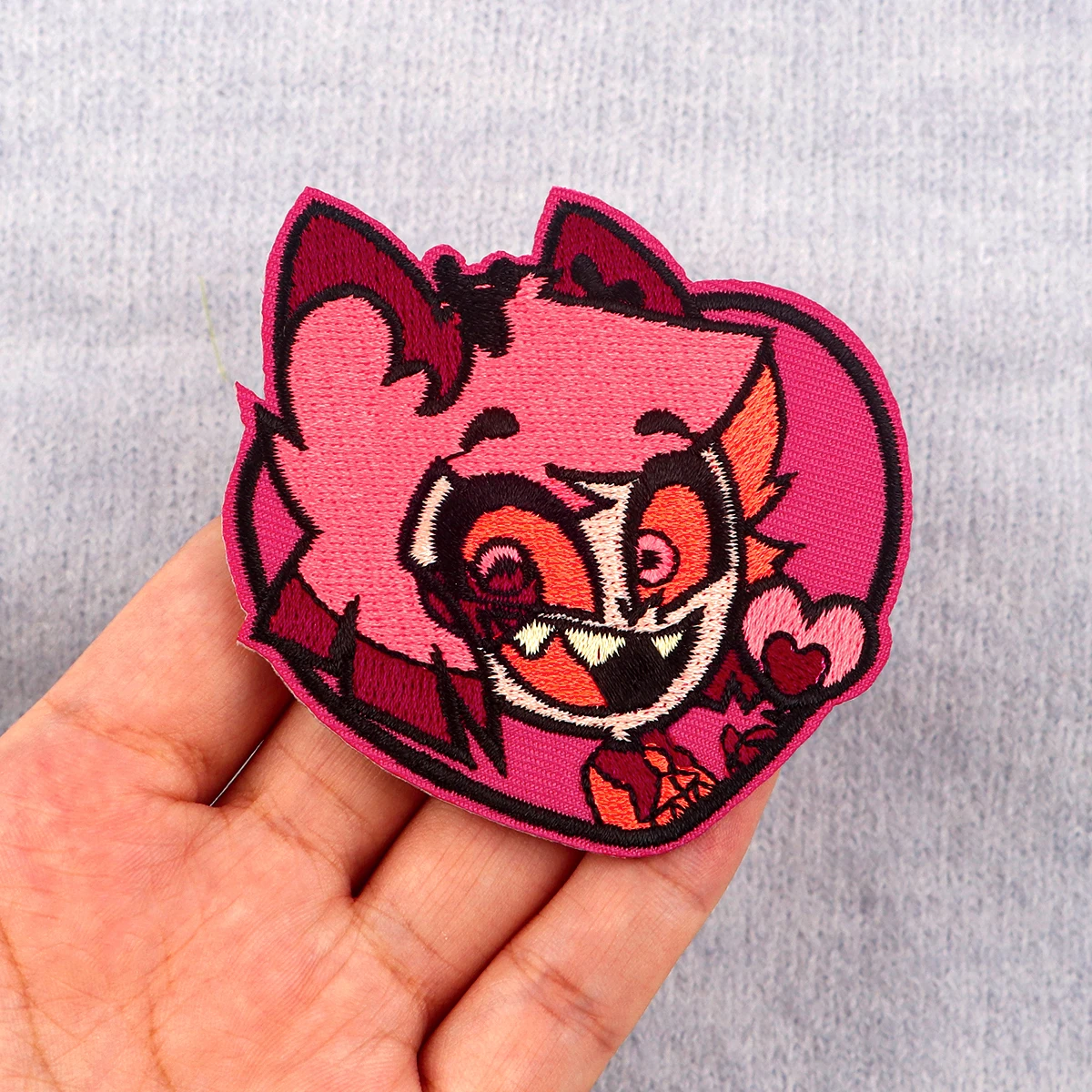 Fox Anime New Fashion DIY Patch on Clothes Hat Bag Women Cute Fabric Patches Sew Exquisite Stickers Akcesoria