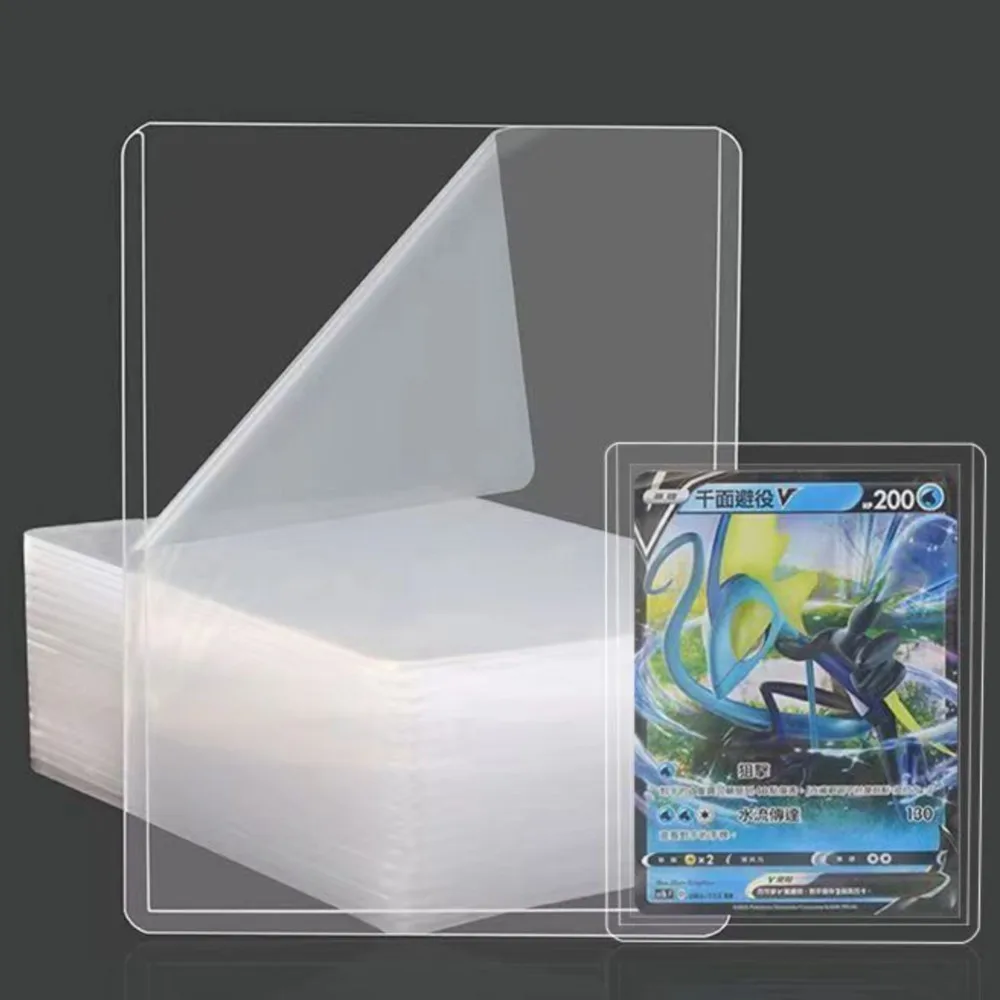 25Pcs 76x102mm Top Clear Loader Hard Card Sleeves Anti-Scratch Holders For TCG Football Sports Trading Card CollectibleProtector