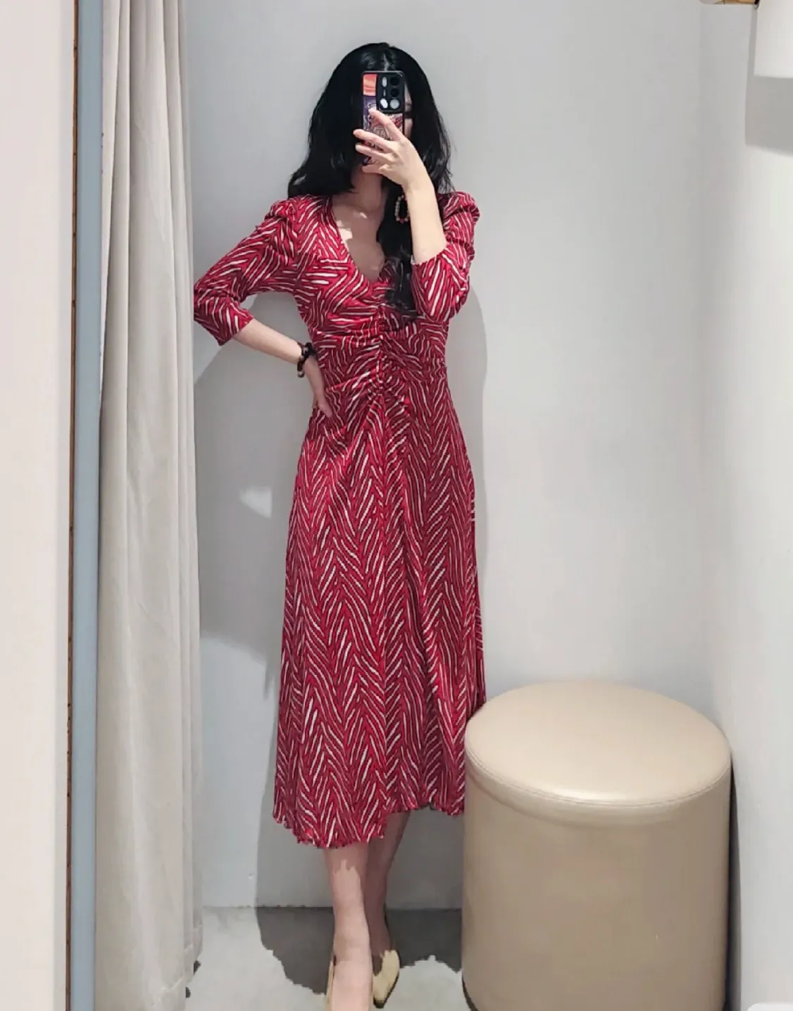 2-in-1 Reversible Dress | Tiger Print & Rose Pattern | Size XS-XL