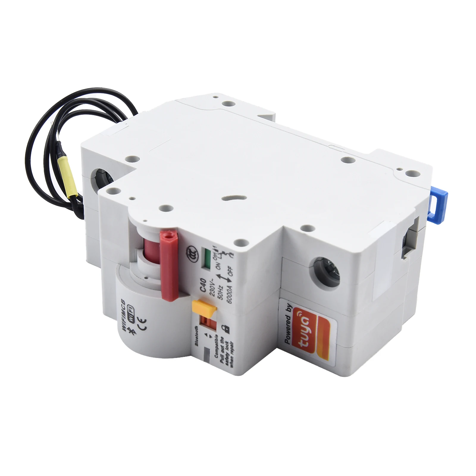Intelligent for Circuit Breaker WiFi Control 40A Current Overload and Short Circuit Protection for Smart Life Compatible