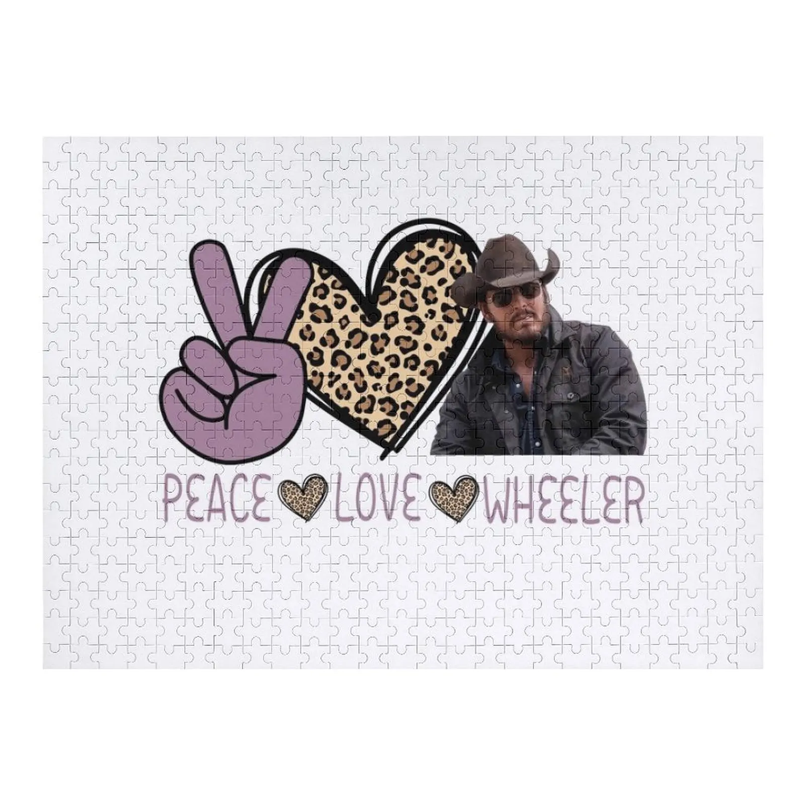 

Пазл Rip Wheeler, Peace Love Wheeler, персонализированные аксессуары для диорамы, пазл