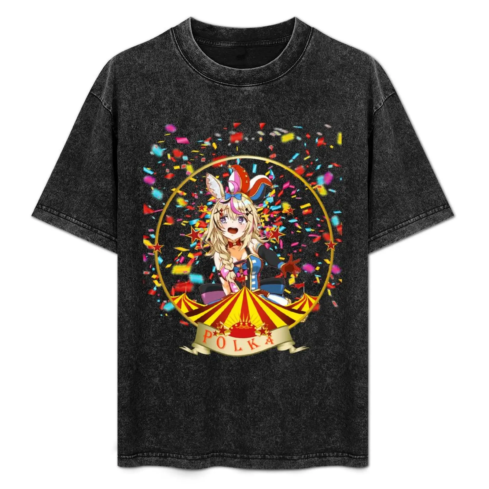 Polka Circus T-Shirt Soft Basic Cotton Short Sleeve Tee