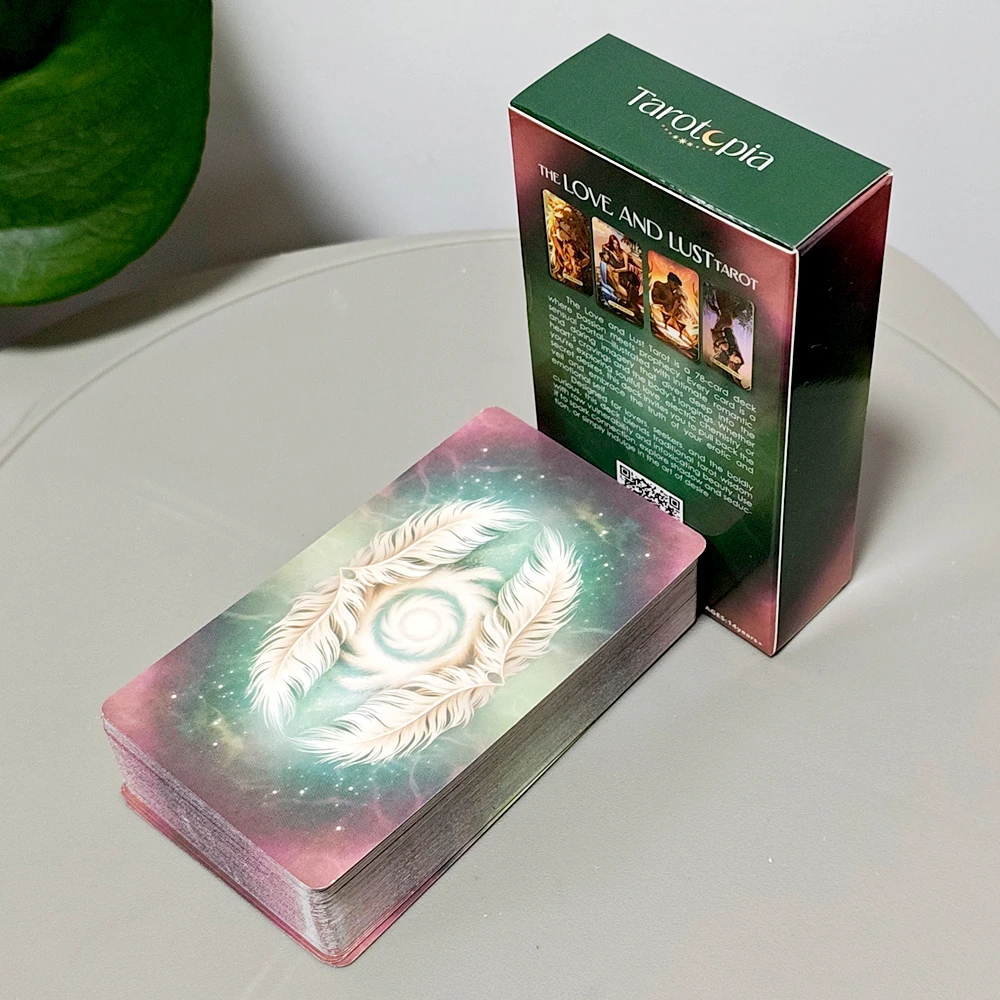 The Love and Lust Tarot 78-Card Deck for Passion, Intimacy & Soulful Love Readings - 10.3*6cm Modern Art Style