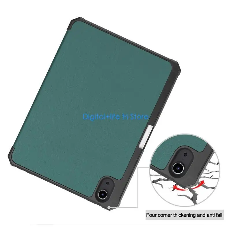E06D Full Body Tablet Protective for Case Soft TPU Leather for Smart Cover with Pencil Slot Auto Wake / Sleep for mini