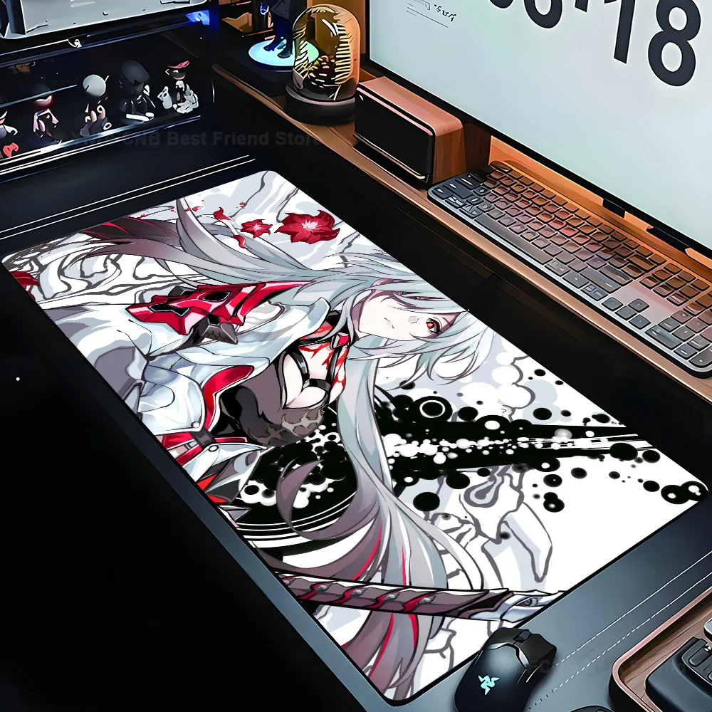 

Acheron Honkai Star Rail Mouse Mat Desk Mat With Pad Gaming Accessories Prime Gaming XXL Keyboard Pad