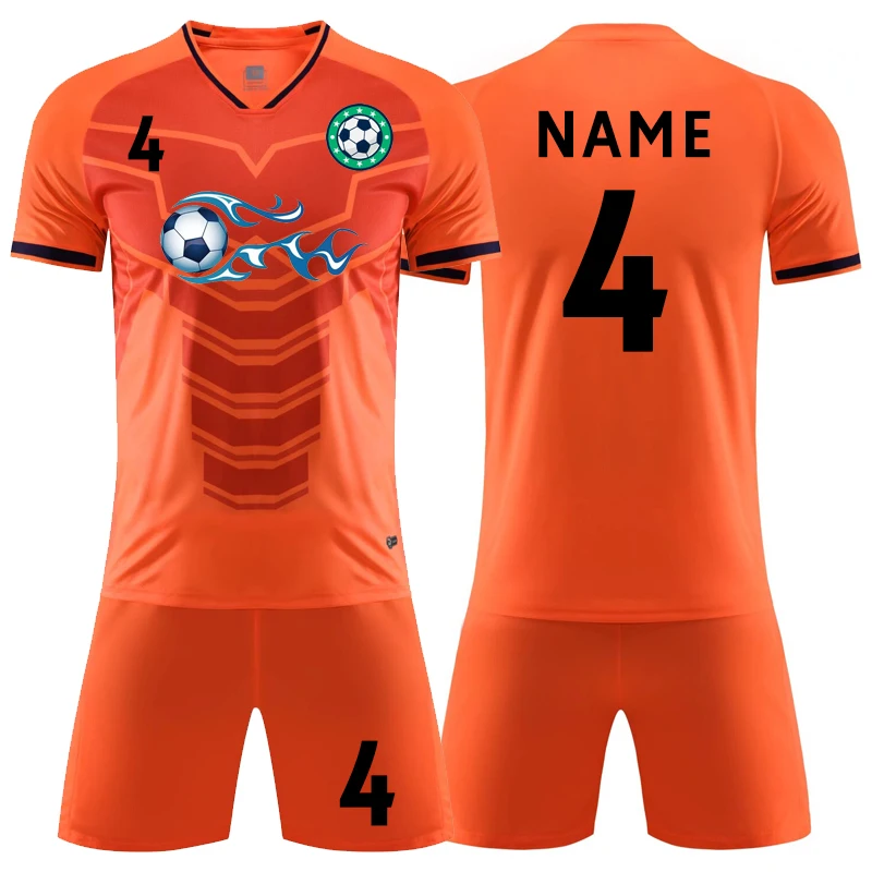 Men Kids Soccer Jersey Suit DIY Custom Patchwork Men Women Youth Children Breathable Football Training Uniform Clothes