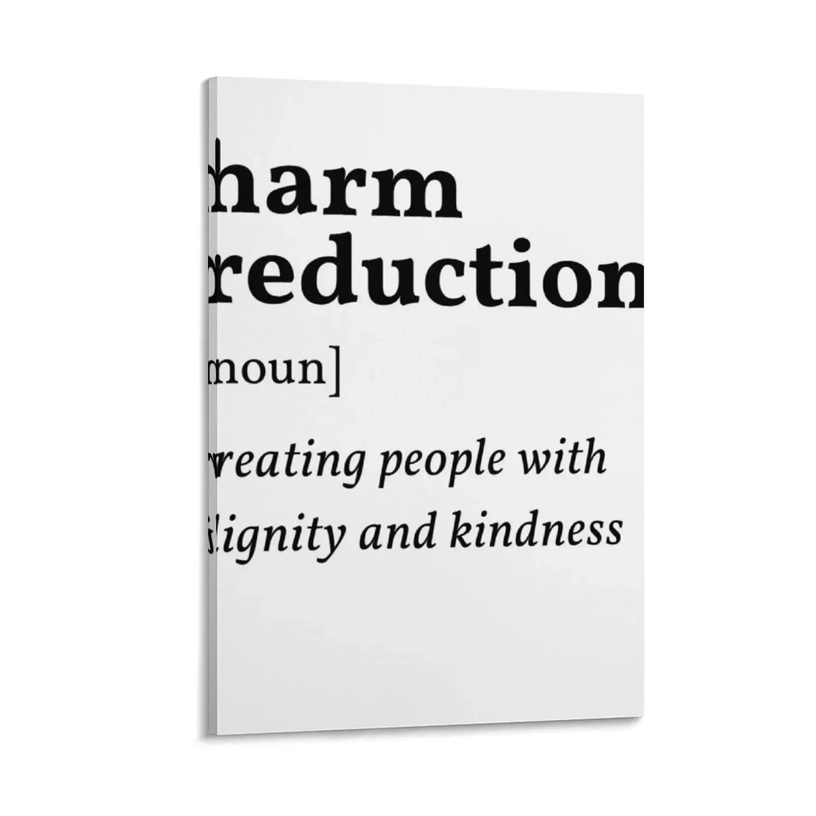 

Harm Reduction Definition Canvas Painting paintings wall decor Home decoration wallpapers home decor