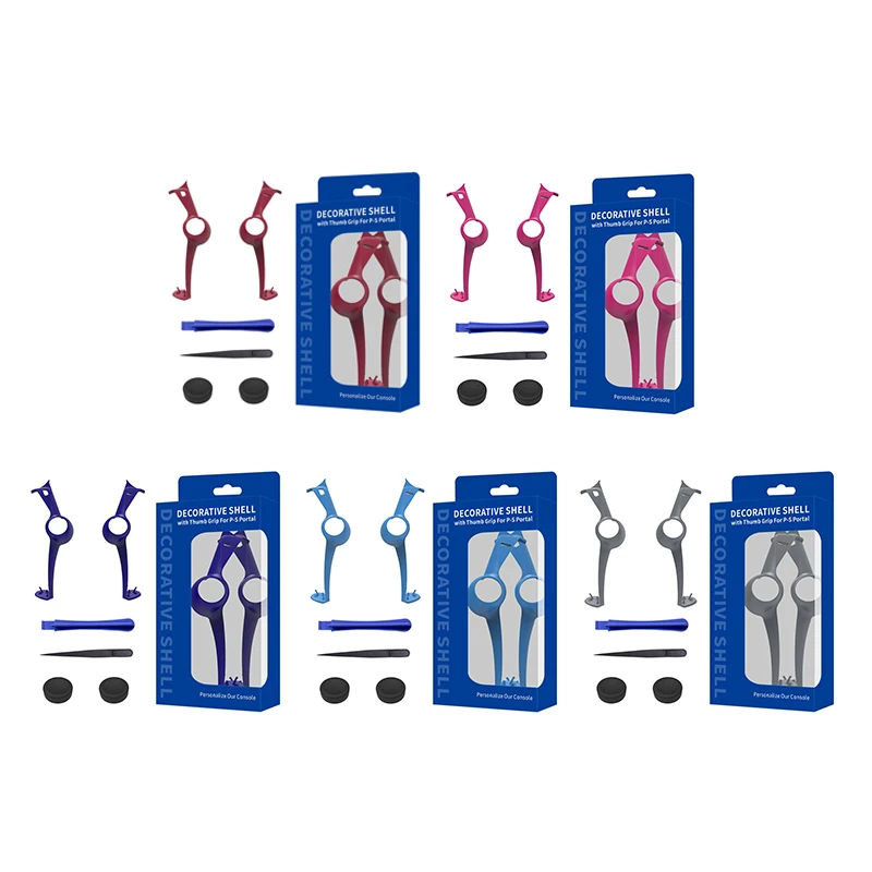 Портативная фотовспышка для PS5, портативная сменная Декоративная полоса, защитный чехол с 2 клавишными колпачками, ручной аксессуар