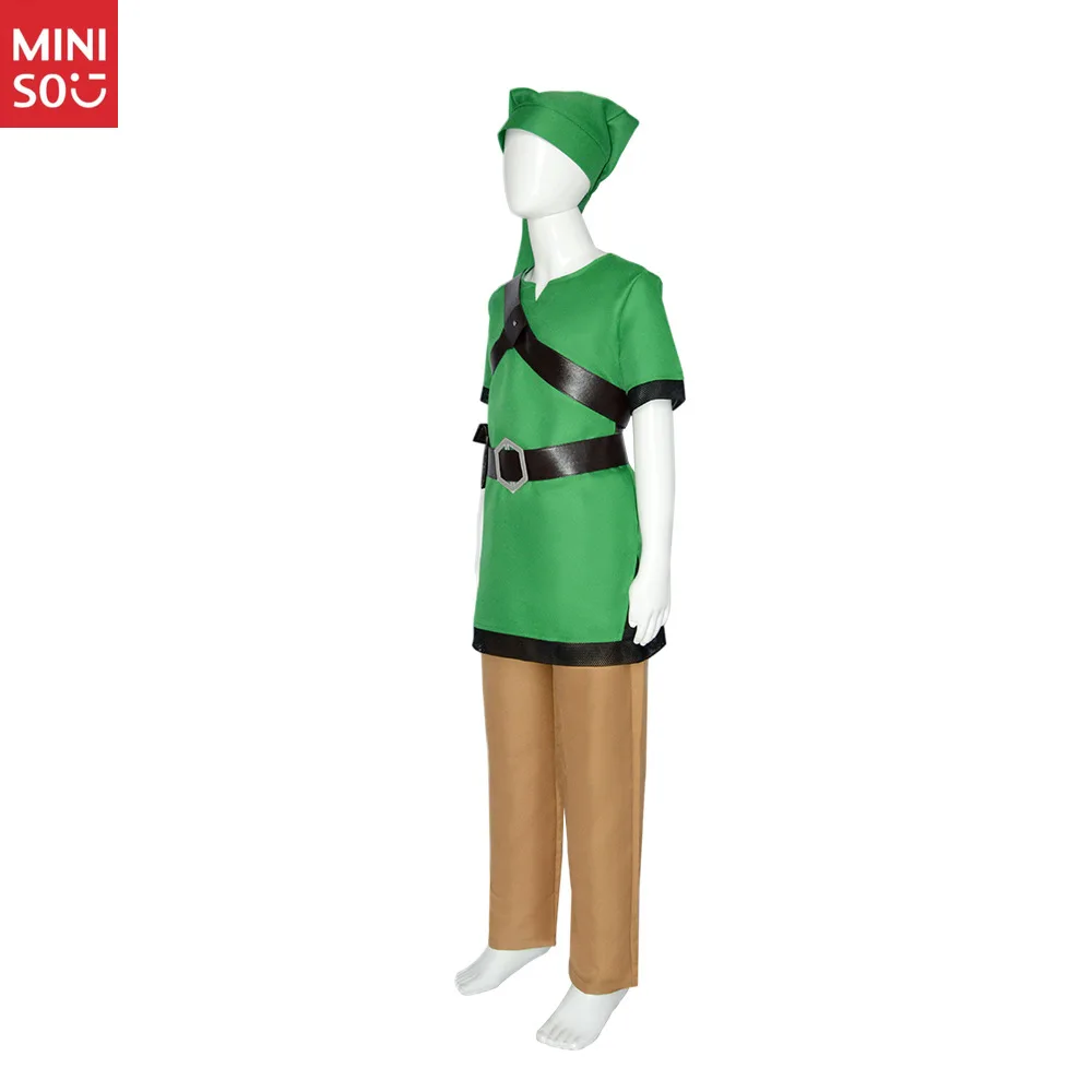 Miniso Zelda Skyward Sword Cosplay، مجموعة تونيك نفس لعبة الارتباط