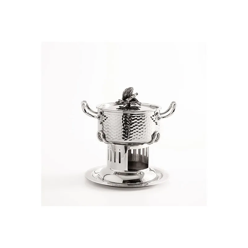 Stainless Steel Inflatable Mini Hotpot Sets (one Pot Per Person), Minimum Order of 2 Sets
