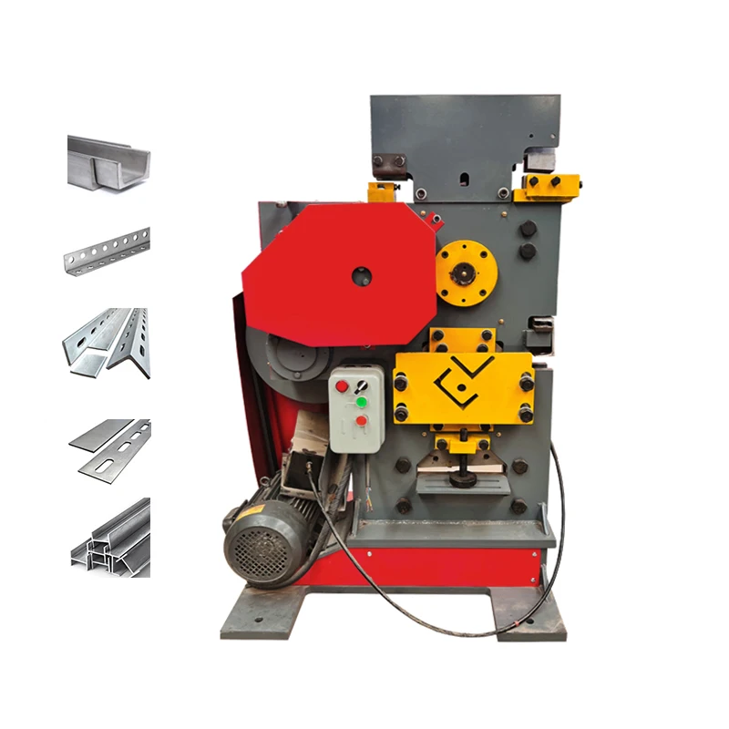 Universal Iron Worker Machine Integrated Punching & Shearing for Steel Groove Processing Metal Fabrication Tool