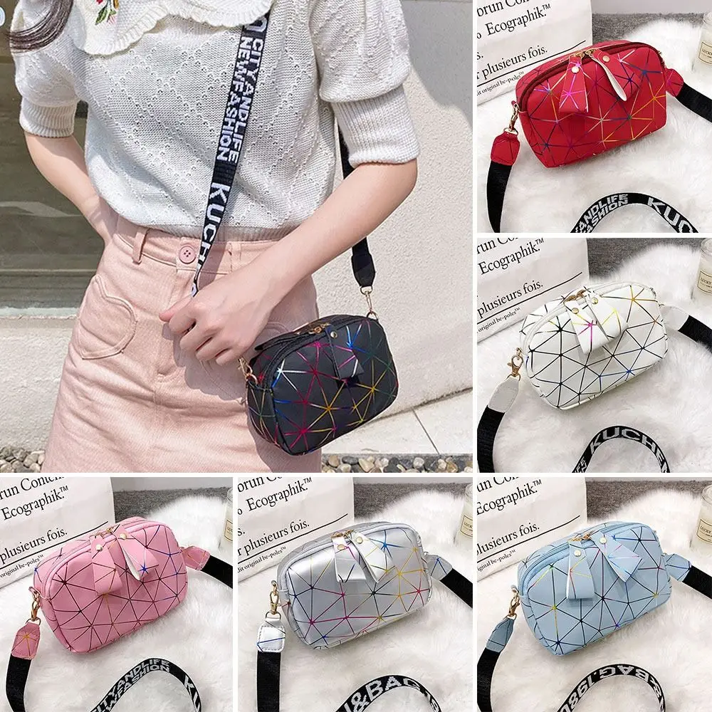 Small Zipper Crossbody Bags for Women Summer PU Leather Shoulder Messenger Bag for Girl Handbag Fashion Phone Purse