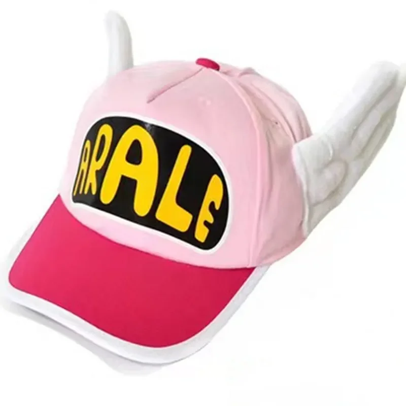 Anime Dr. Slump Arale Cap Sweet Angel Wings Unisex Sunshade Hat Casual Adjustable Baseball Hats Cute Winged Hat Outdoor