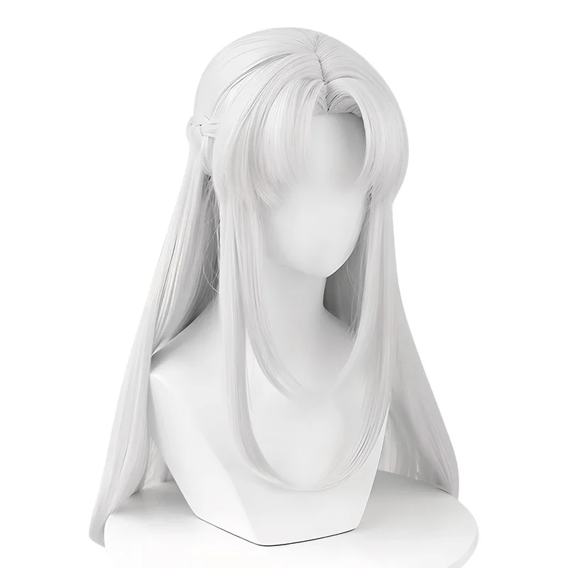 Synthetic Short Bob Wig with Bangs Natural Hairline Heat Resistant Fiber Cute Fox Cosplay Costume Party Daily Use