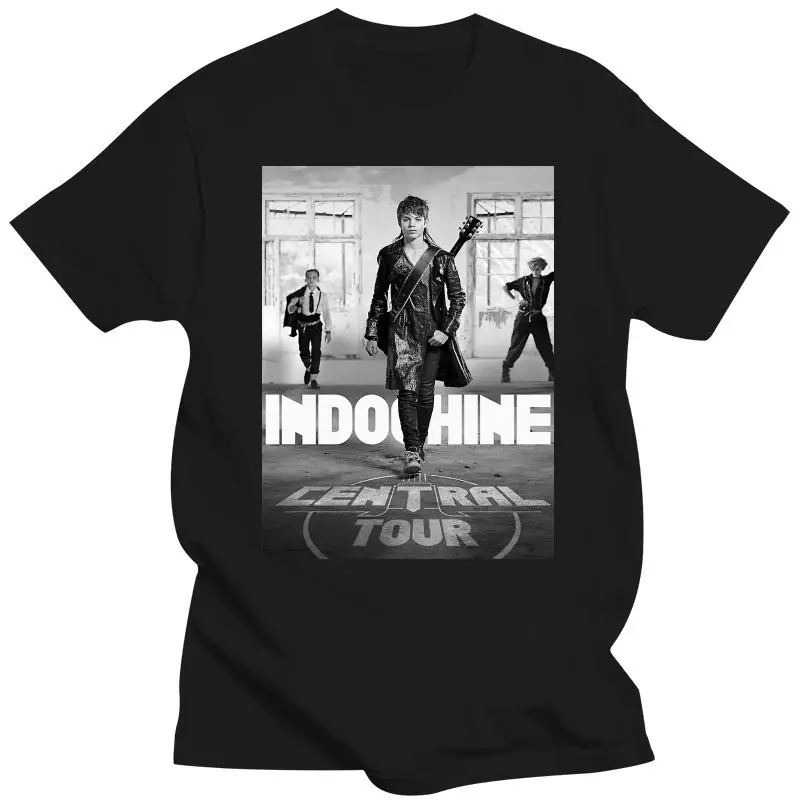 Men WomenTShirt Indochine Central Tour 2020 2023 Classic T-Shirt Bl Black(1)