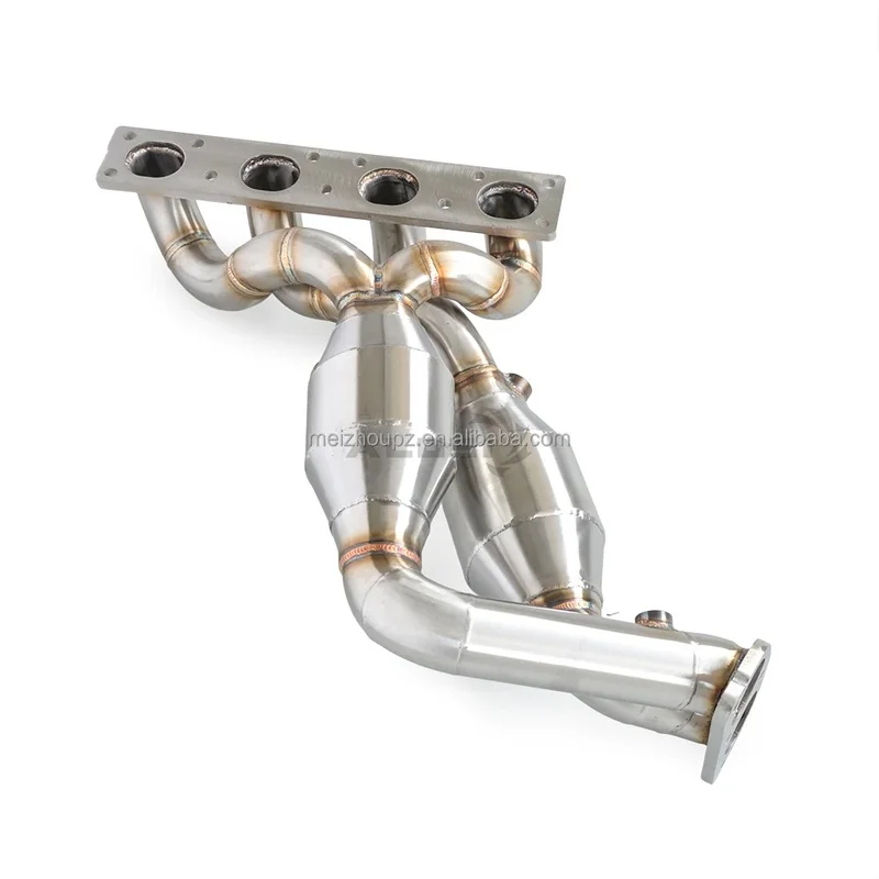 High-flow Exhaust Manifold Collector N42 N46 E90 318i 320i 2.0T 2005-2011 Stainless Steel Downspout Power Upgrade