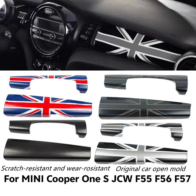 

The Black Flag Car Dashboard Trim Panel Cover Sticker Case Interior For Mini Cooper S One F55 F56 F57 Car- Accessories