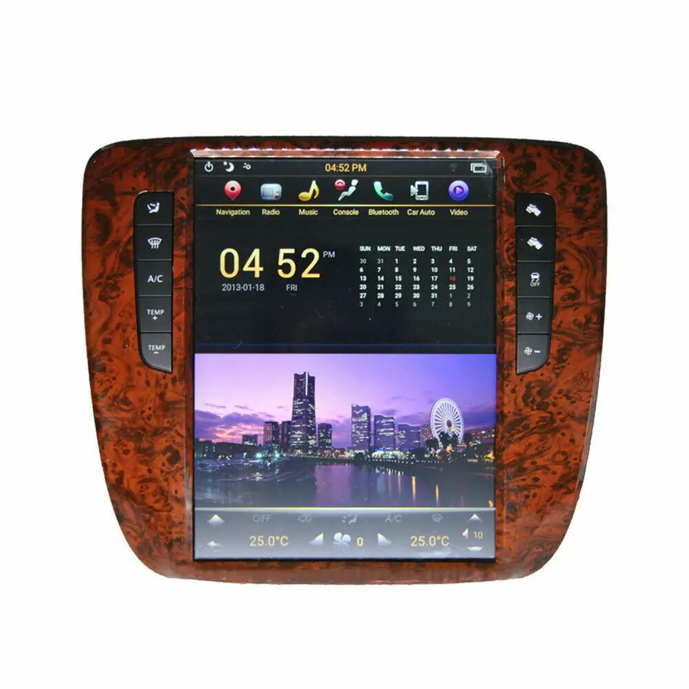 

12,1 "Android 9 Tesla вертикальный экран GPS Автомагнитола для GMC Yukon 2007-2013