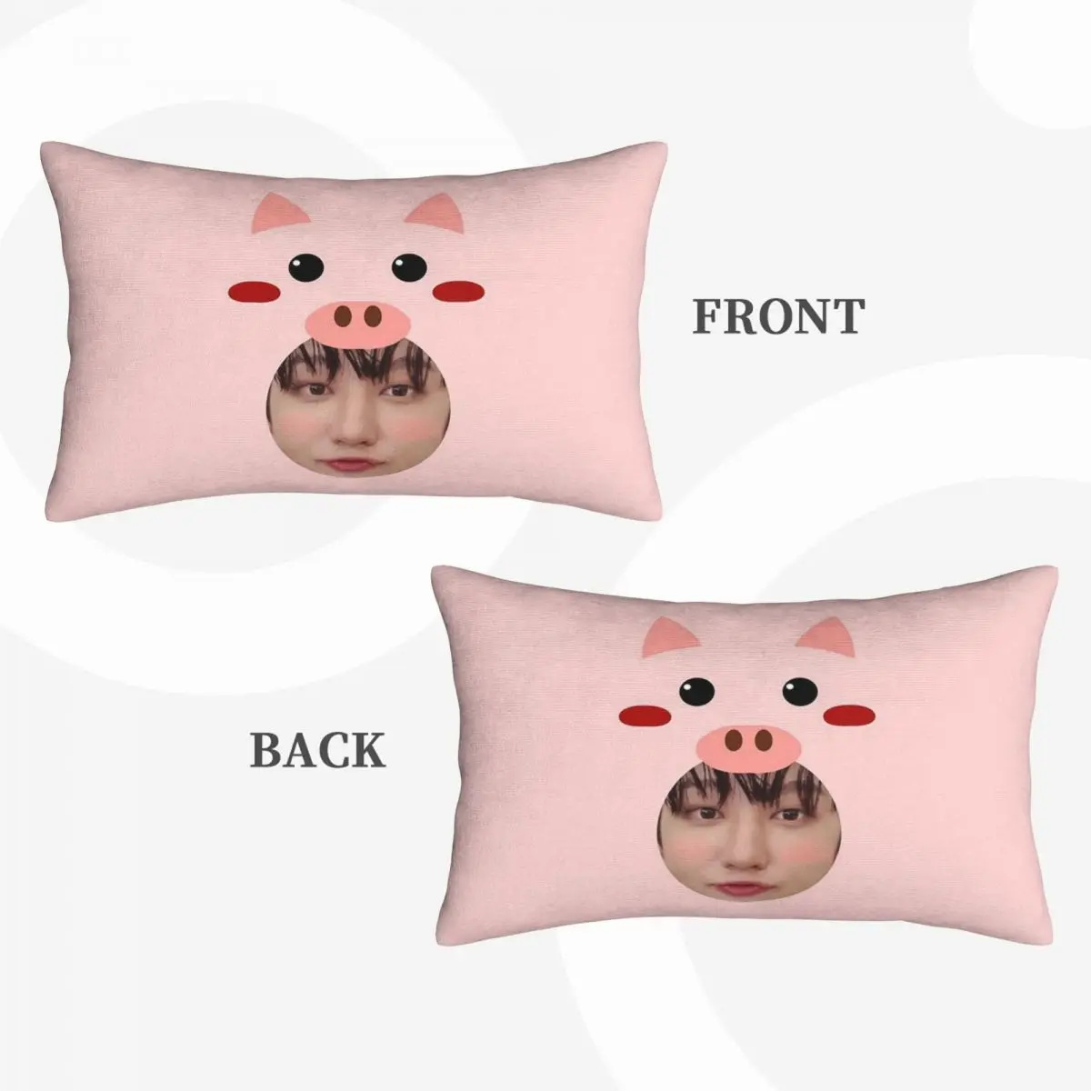 Dwaekki Changbin Rectangle Pillowcase Cushion Cover Decorative Bedroom Bed Home Comfort Throw Pillow