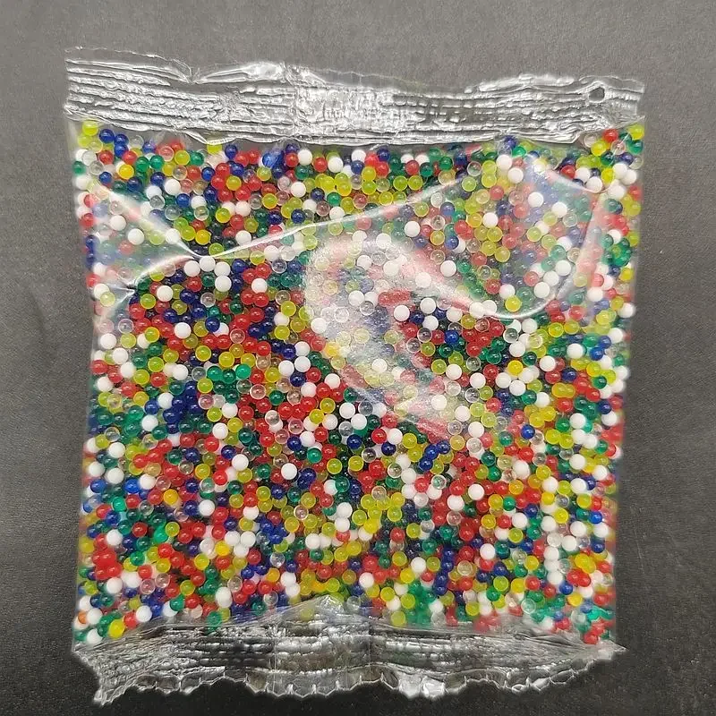 10000 قطعة 7-8 مللي متر حبات الماء كرة جل مسدس كهربائي بوليمر كريستال التربة هيدروجيل جل بوليمر تزايد كرات الماء #4