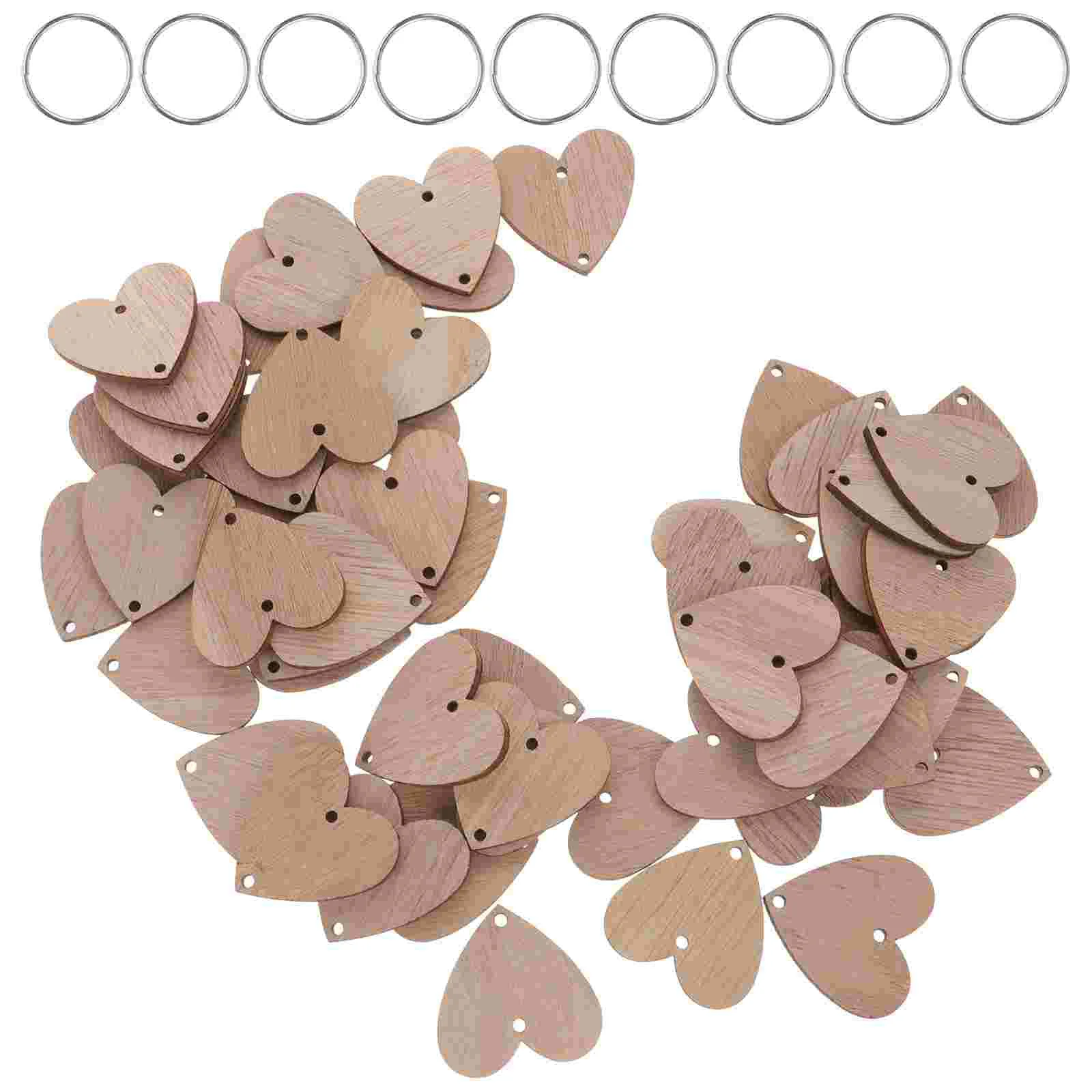 

50 Pcs Home Decor Accessory DIY Calendar Accessories Birthday Reminder Wooden Board Hanging Plate Great Gift Idea