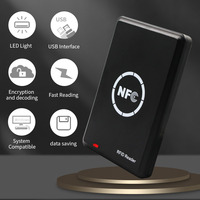 125KHZ+13.56MHZ NFC PM4 IC/ID Duplicator  RFID Reader Full Writer Decoding Function Card Copier