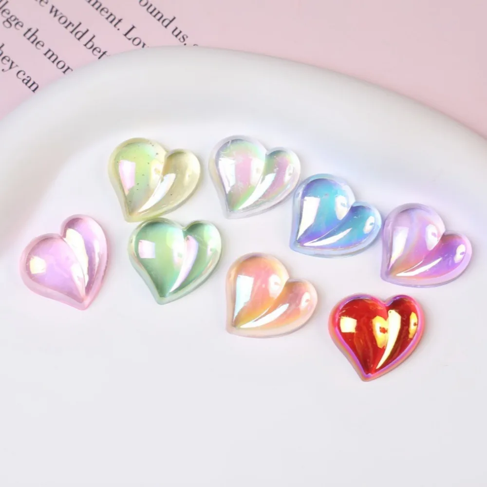 8pcs Fashion Shoe Charms Set Accessories Hole Shoe Buckle Shining Cute Heart Shape Shoes Accessories for Shoes Decorations