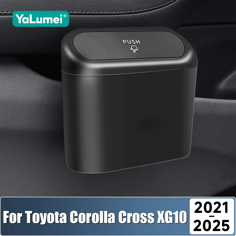 Für Toyota Corolla Kreuz XG10 2021 2022 2023 2024 2025 Hybrid Tragbare Auto Rund Mülleimer Müll Tasche Kleinigkeiten bin