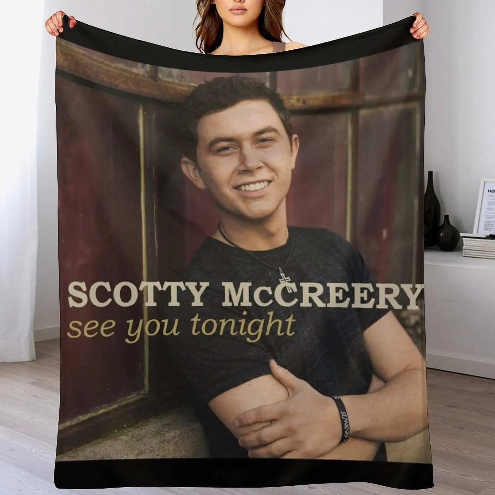 Scotty McCreery see you tonight deluxe version Throw Blanket