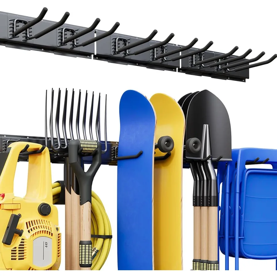 

Настенный органайзер для инструментов Gara, 48 дюймов, усиленный, для садовых инструментов, с регулируемыми креплениями, 400 л, для организации гаража