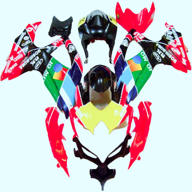 factory custom plastic shell for Suzuki gsxr600 fairing 2008 2009 2010 gsxr750 motorcycle gsxr 600 750 K8 K9 08 09 Kits  Color