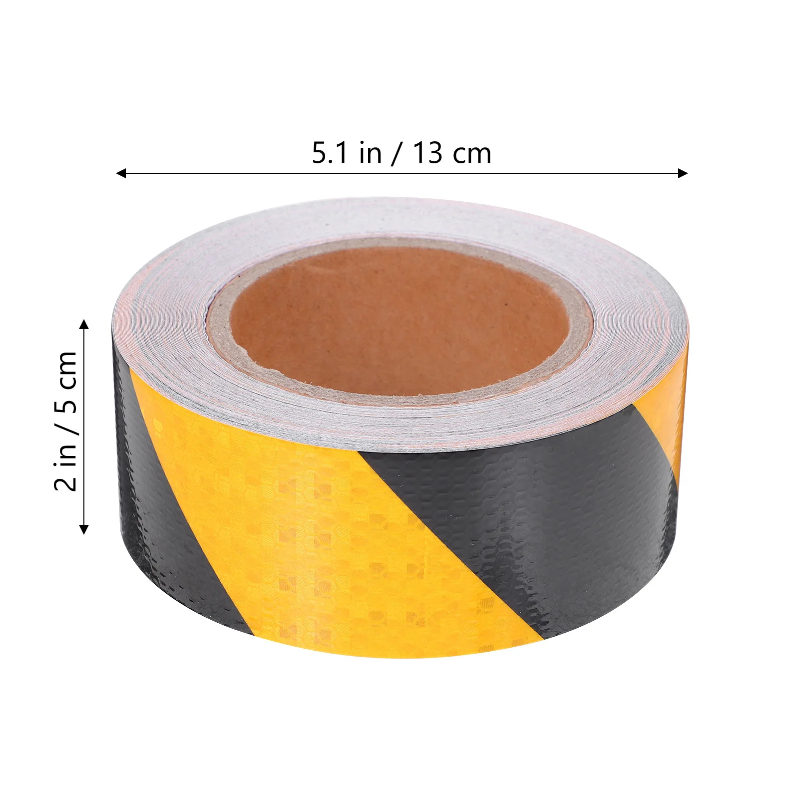 1 Roll Reflective Safety Tape Car Sticker Durable Scratch-Resistant Self-Adhesive Trailer Truck Reflective Decal High Visibility