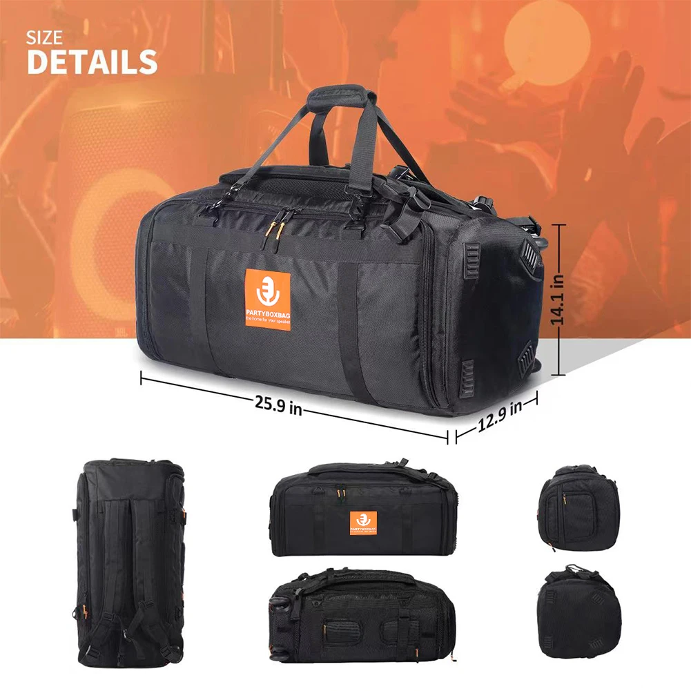 Waterproof Speaker Shoulder Bags Large Capacity Foldable Protection Speaker Storage Breathable Accessories for JBL Partybox 310