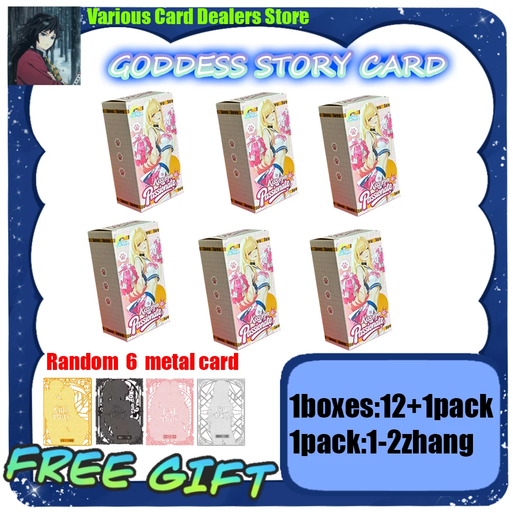 2026 New Dreamweave Passionate Kiss Vol. 1 Goddess Waifu Card Small Card Pack CCG/TCG Collectible Set Anime Rare Card