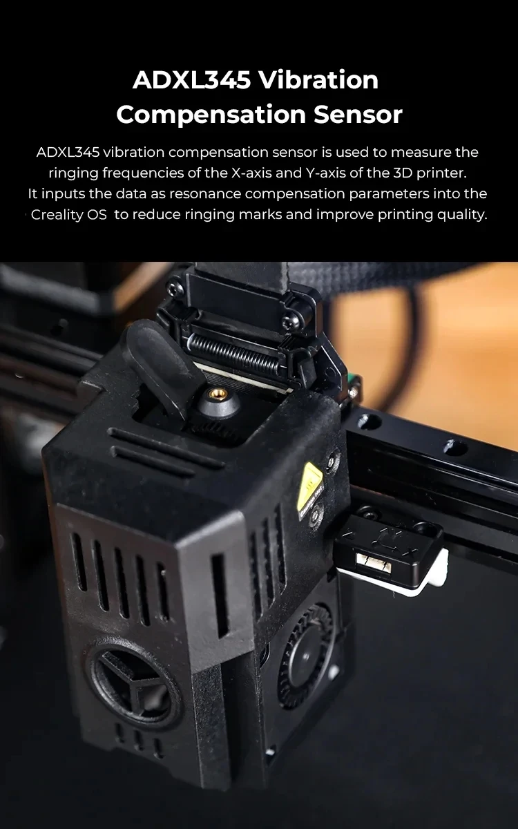 Creality Ender 3 V3 KE G Senor ADXL345 Vibration Compensation