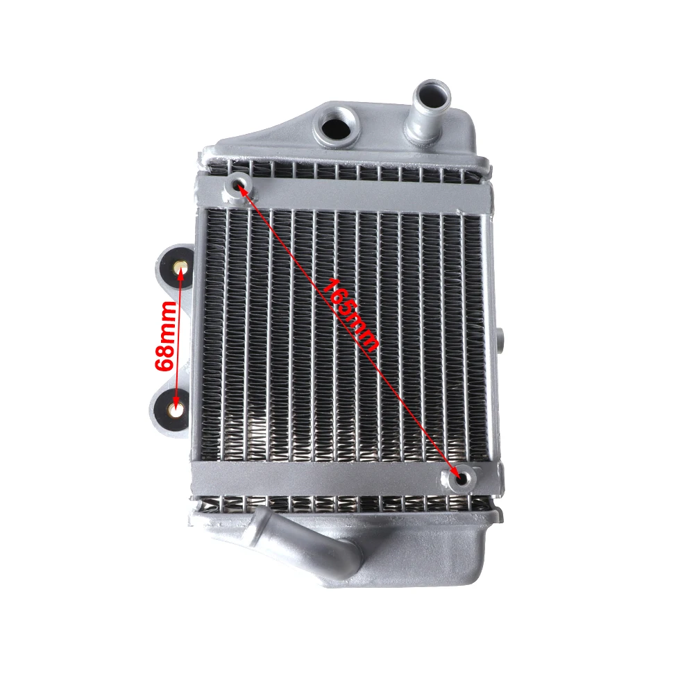 Motorcycle L/R Radiator Water Tank Cooling Moto Oil Cooler For SHINERAY Zongshen Loncin Lifan 150cc 200cc 250cc Engine Universal