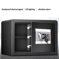 Digital Money Box Small Household Safe Security Box Mini Steel Depository with Keys 5