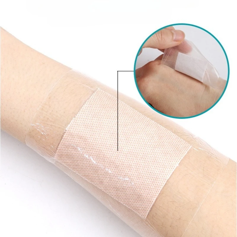 10 قطعة/المجموعة 10*10 سنتيمتر تضميد الجروح التصحيح شفافة الفرقة المعونة مقاوم للماء لاصق الضمادات الإسعافات الأولية اللدائن شرائط