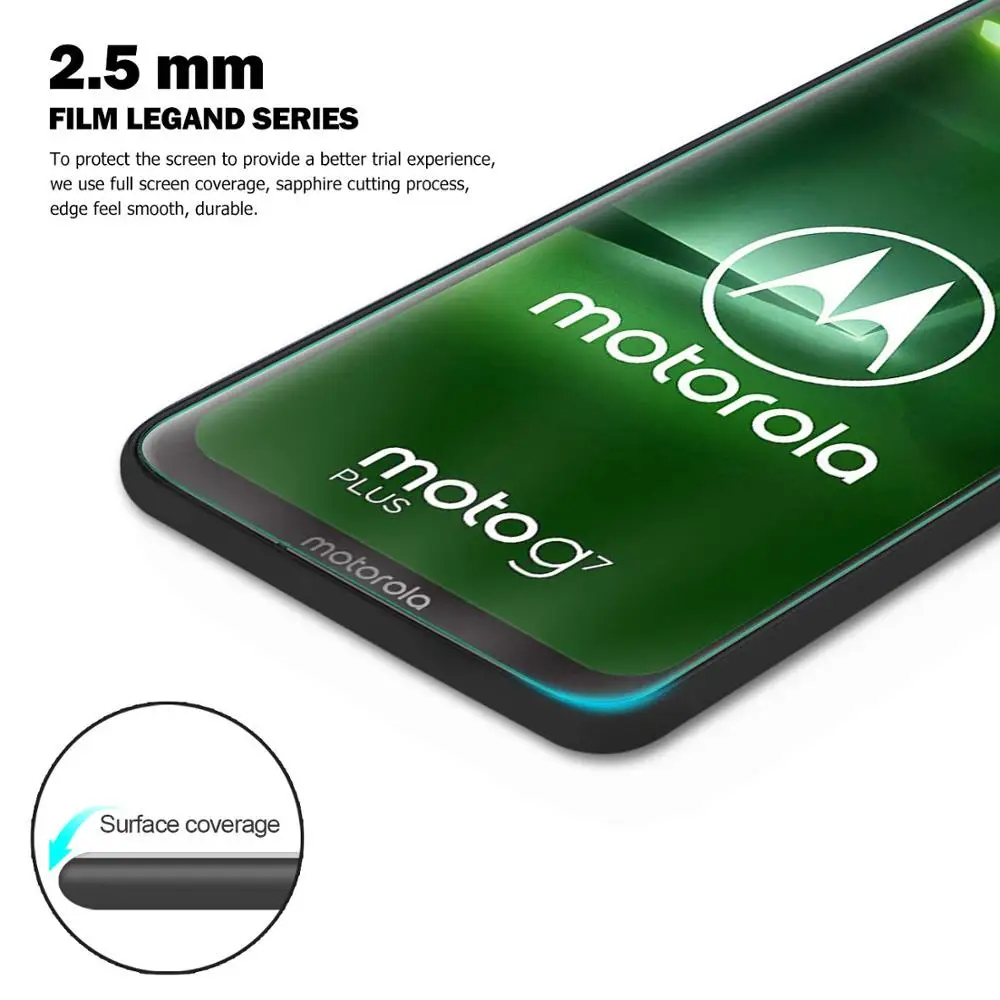 2.5D 9H Tempered Glass For Motorola MOTO Z4 Force E6 E4 E5 Plus Screen Protector Film For MOTO E5 Z2 Z3 Z4 PLAY Full Film Glass